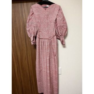 mame - mame Crane Pattern Hand Printed Dressの通販 by まめ|マメ