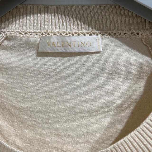 VALENTINO(ヴァレンティノ)のValentino ヴァレンティノ サマーセーター レディースのトップス(カットソー(半袖/袖なし))の商品写真