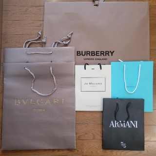 バーバリー(BURBERRY)のバーバリー　ブルガリ　ティファニー　アルマーニ　ジョー・マローン　ショッパー(ショップ袋)