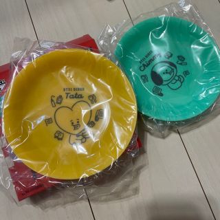 一番くじ　BT21 Diner K賞　TATA CHIMMY 2枚セット(キャラクターグッズ)