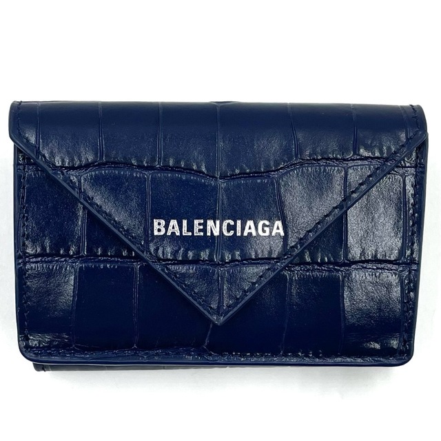 BALENCIAGA バレンシアガ 三つ折り財布 ペーパー コンパクトウォレット