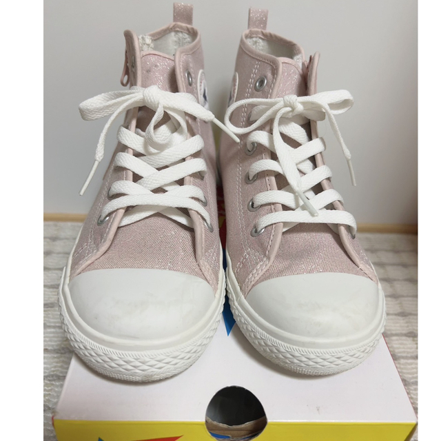 CONVERSE(コンバース)のチャイルド オールスター N シャイニーキャンバス Z HI キッズ/ベビー/マタニティのベビー靴/シューズ(~14cm)(スニーカー)の商品写真