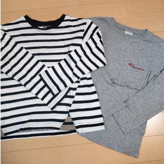 チャンピオン(Champion)の新品同様Champion エフオーキッズロンＴ130(Tシャツ/カットソー)