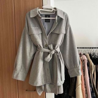 ダブルクローゼット(w closet)の【美品】w closet オーバーシルエットアウター(ブルゾン)