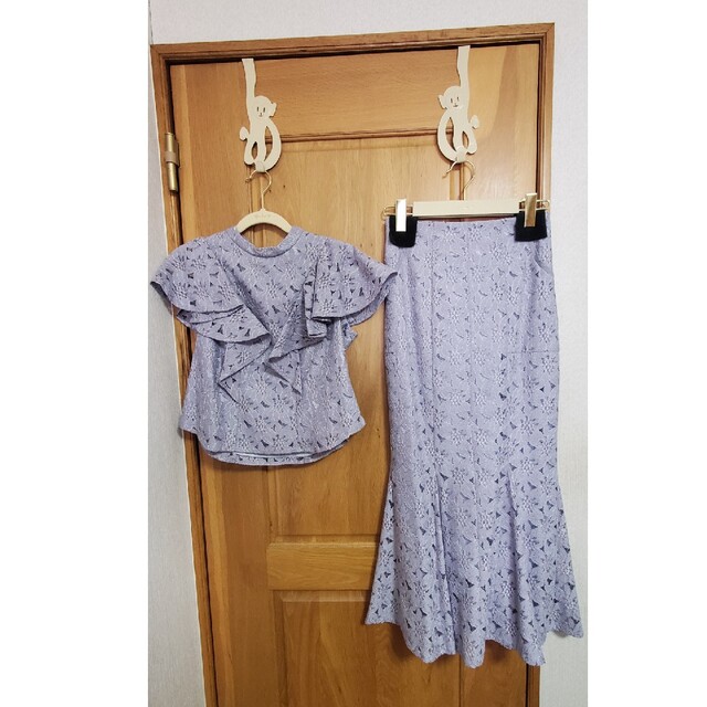 herlipto Floral Lace top & Mermaid Skirt