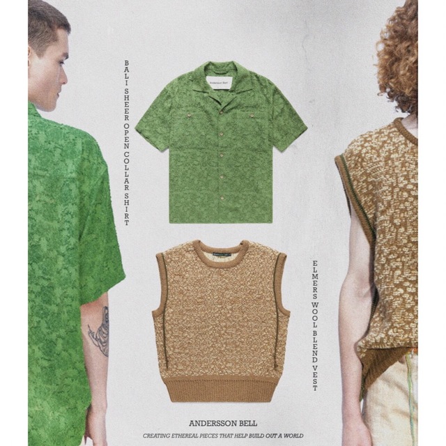 Andersson Bell(アンダースンベル)のANDERSSON BELL BALI SHEER COLLAR SHIRT メンズのトップス(シャツ)の商品写真