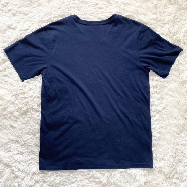 NAUTICA(ノーティカ)のNAUTICA Tシャツ　ネイビー　ワンポイント　胸ポケット　サイズL レディースのトップス(Tシャツ(半袖/袖なし))の商品写真