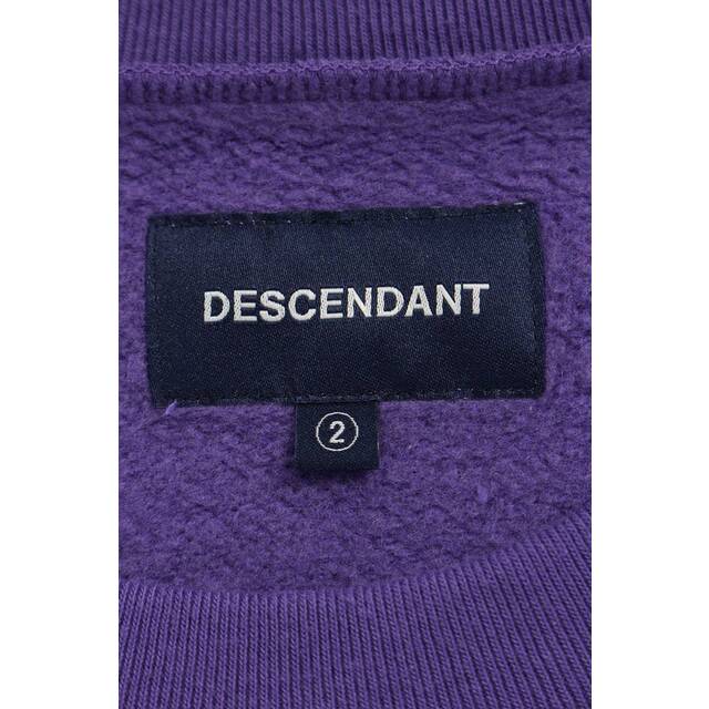 DESCENDANT(ディセンダント)のディセンダント  PE CREW NECK SWEATSHIRT ロゴ刺繍クルーネックスウェット メンズ 2 メンズのトップス(スウェット)の商品写真