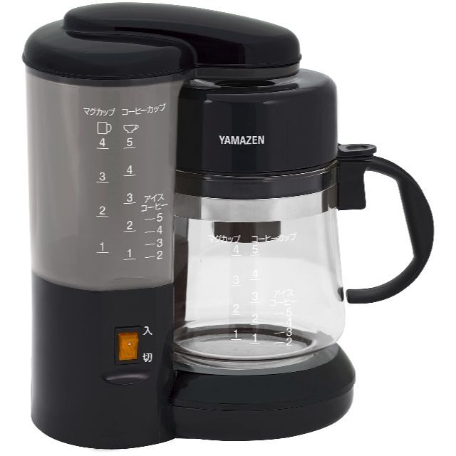 【特価商品】山善 コーヒーメーカー 650ml 5杯用 ドリップ式 アイスコーヒ