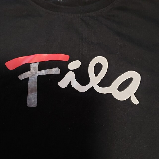 FILA(フィラ)のFILA　Tシャツ　黒　M レディースのトップス(Tシャツ(半袖/袖なし))の商品写真