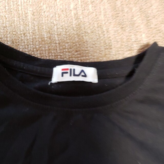 FILA(フィラ)のFILA　Tシャツ　黒　M レディースのトップス(Tシャツ(半袖/袖なし))の商品写真