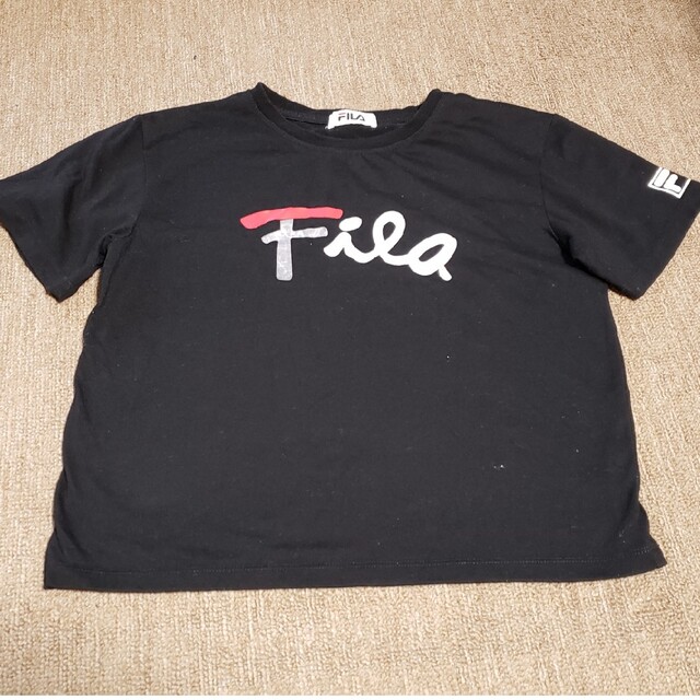 FILA(フィラ)のFILA　Tシャツ　黒　M レディースのトップス(Tシャツ(半袖/袖なし))の商品写真