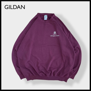 ギルタン(GILDAN)の【GILDAN】メキシコ製 企業系 スウェット 刺繍 XL ビッグサイズ 古着(スウェット)
