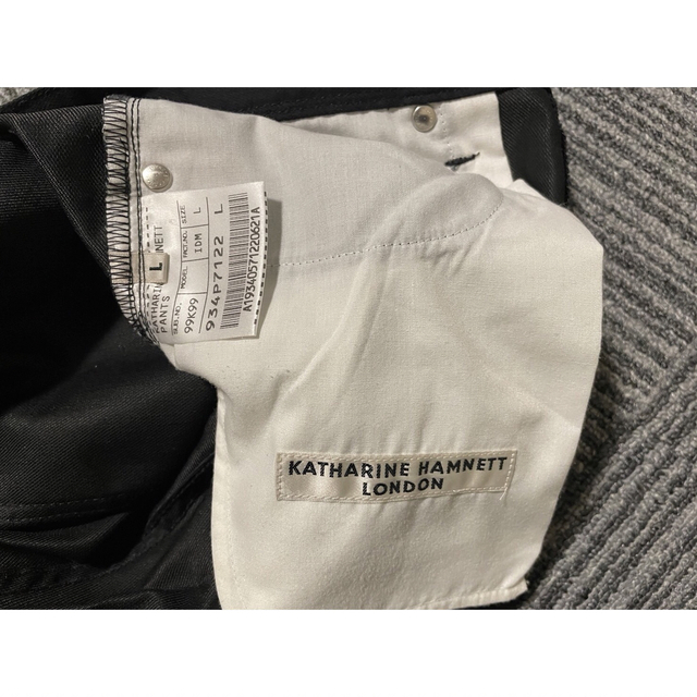 KATHARINE HAMNETT(キャサリンハムネット)のキャサリンハムネット　パンツ　Lサイズ　黒 メンズのパンツ(その他)の商品写真