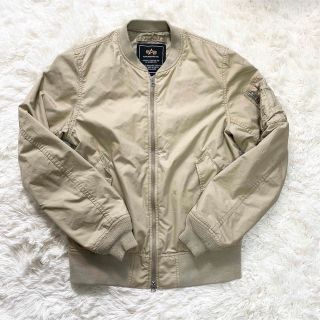 アルファインダストリーズ(ALPHA INDUSTRIES)のALPHA INDUSTRIES ミリタリージャケット　ナチュラル　サイズS(ミリタリージャケット)