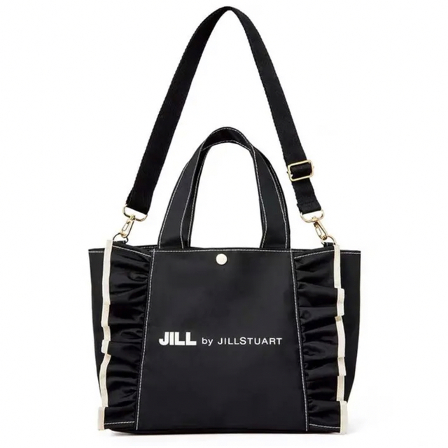 JILL BY JILLSTUART フリルトートバッグ（小）black