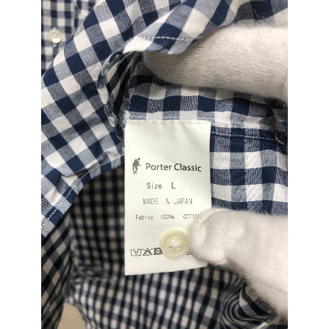 770480● PORTER CLASSIC ROLL UP 長袖 チェック