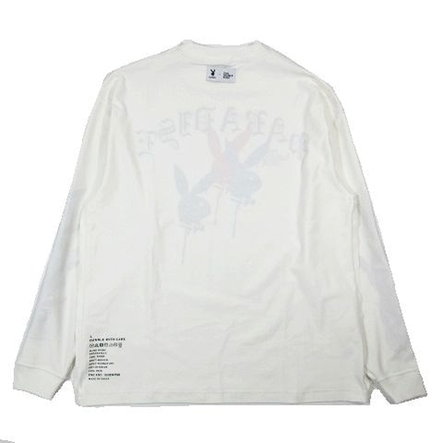 TAIN DOUBLE PUSH×PLAYBOY リバーシブル L/S TEE