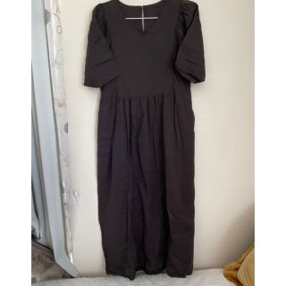 スローブイエナ(SLOBE IENA)の【美品】SLOBE IENA コットン　ロングワンピース(ロングワンピース/マキシワンピース)