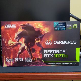 エイスース(ASUS)のASUS GEFORCE GTX 1070Ti 8GB(PCパーツ)