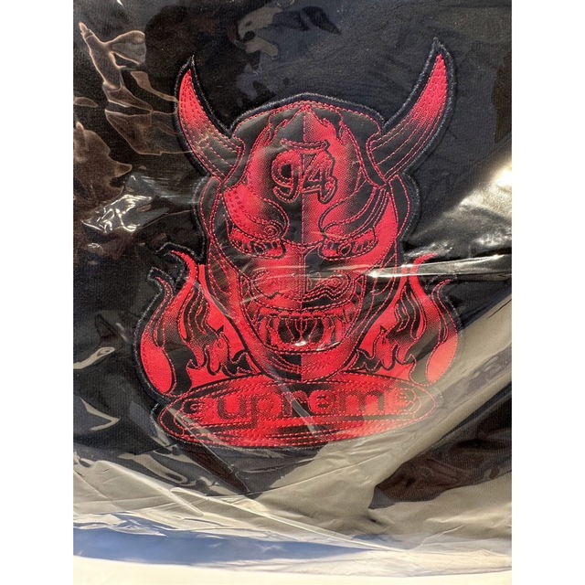 新品❗️Supreme Demon Zip Up Hooded XL ブラック