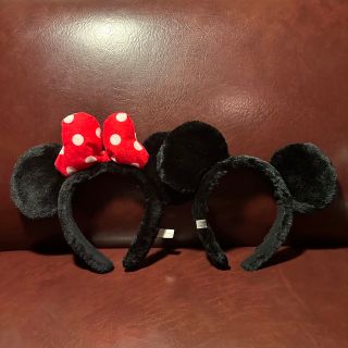 ディズニー(Disney)のミッキー ミニー ノーマル カチューシャ セット(キャラクターグッズ)