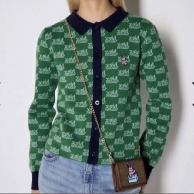 moussy(マウジー)のMOUSSY×X-girl♡XG MONOGRAM ウォレット♡コインケース レディースのファッション小物(財布)の商品写真