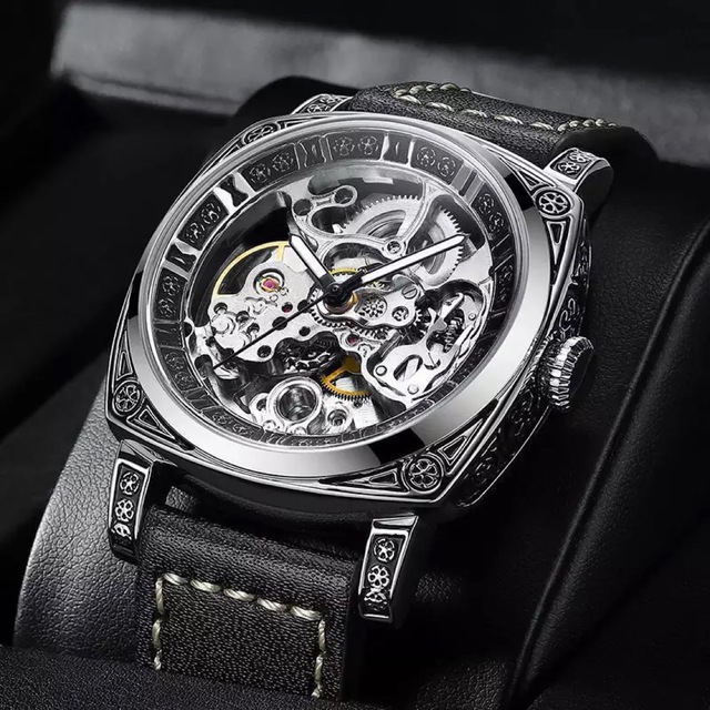 KIMSDUN 自動巻き スケルトン腕時計　ビンテージ　ドイツ ブランド