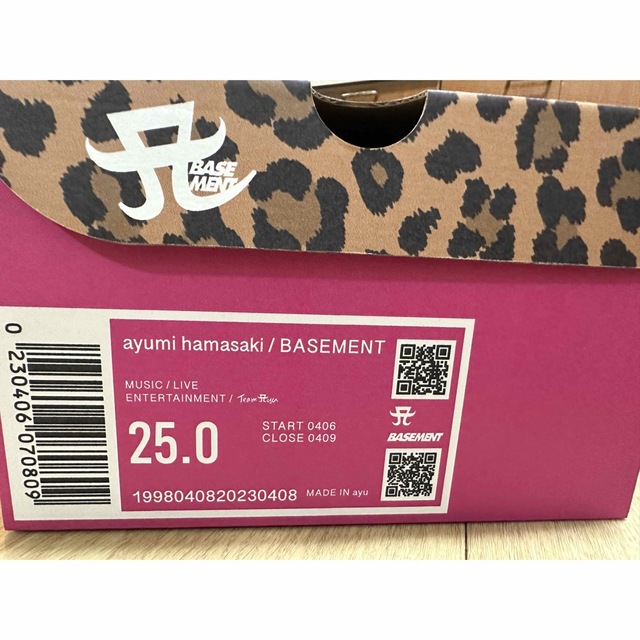 BASEMENT - 浜崎あゆみ BASEMENT 限定 ノベルティ シューズボックスの