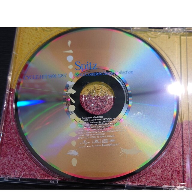 UNIVERSAL ENTERTAINMENT(ユニバーサルエンターテインメント)のCYCLE HIT 1991-2017 Spitz Complete Singl エンタメ/ホビーのCD(ポップス/ロック(邦楽))の商品写真