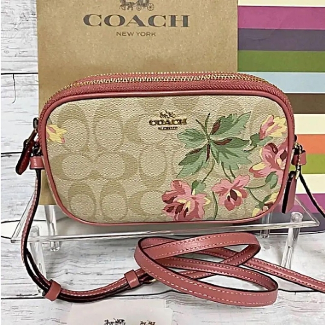 COACH - コーチ SIG 花柄プリント ショルダーバッグの通販 by いちご