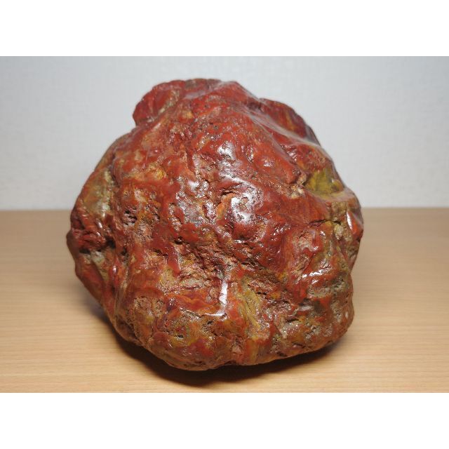 錦石 2.4kg 原石 赤石 赤玉石 碧玉 鑑賞石 自然石 紋石 水石