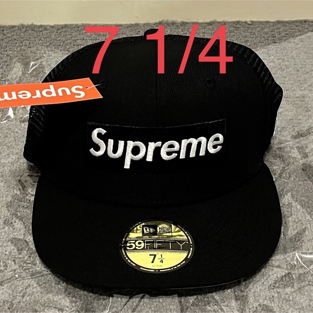 Supreme(シュプリーム)のSupreme New Era Box Logo Mesh Cap BLK メンズの帽子(キャップ)の商品写真