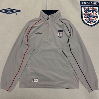 UMBRO アンブロ イングランド代表 ハーフジップスウェット 裏起毛 L