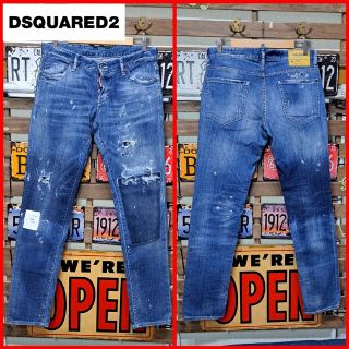 ディースクエアード(DSQUARED2)のディースクエアード　ダメージ加工　ストレッチ　デニム　ジーンズ　46(デニム/ジーンズ)