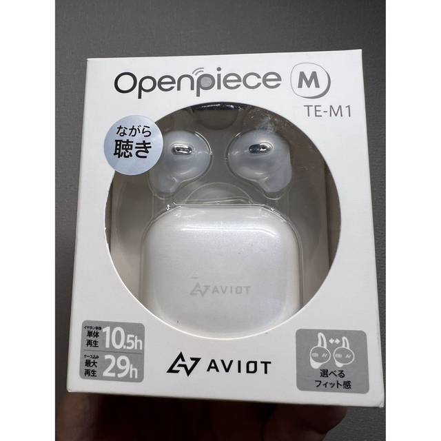 ☆AVIOT TE-M1 ながら聴き　イヤホン スマホ/家電/カメラのオーディオ機器(ヘッドフォン/イヤフォン)の商品写真