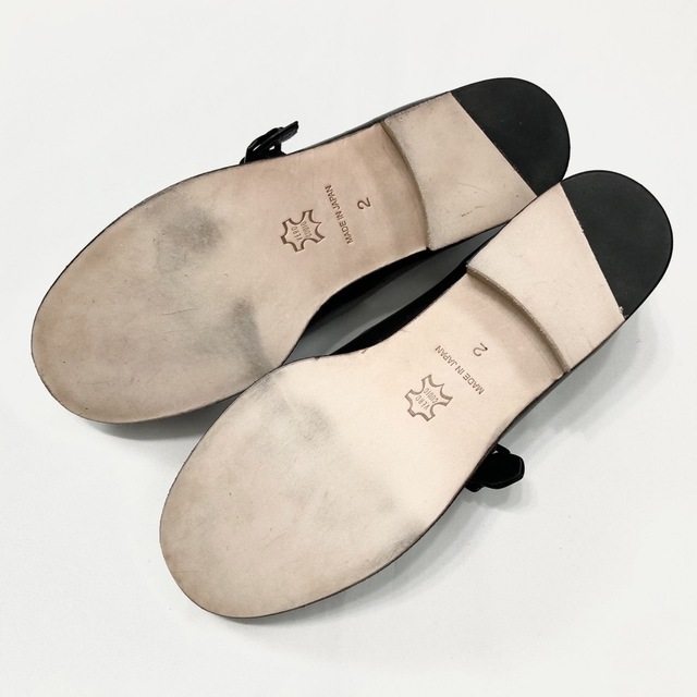 Y's - Y's 21SS ワンストラップ レザーシューズ 黒2の通販 by baum