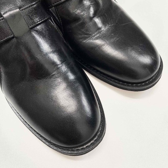 Y's - Y's 21SS ワンストラップ レザーシューズ 黒2の通販 by baum