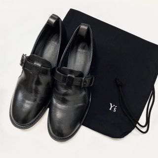 Y's - Y's 21SS ワンストラップ レザーシューズ 黒2の通販 by baum