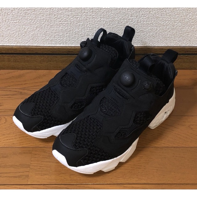 良品 REEBOK INSTA PUMP FURY WOVEN 26cm 黒 白 | フリマアプリ ラクマ