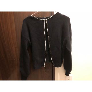 ナチュラルクチュール(natural couture)の【natural couture】パールカーディガン(カーディガン)