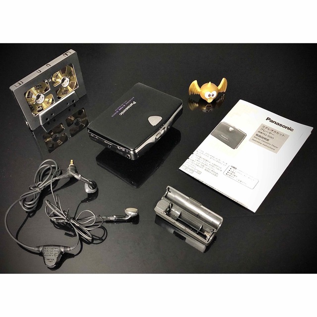 Panasonic(パナソニック)のカセットウォークマンPanasonic RQ-S30 黒「整備済み、完動超美品」 スマホ/家電/カメラのオーディオ機器(ポータブルプレーヤー)の商品写真
