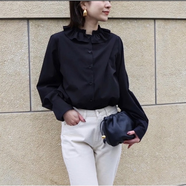 Drawer(ドゥロワー)のお値下げ❗️gypsohila Fit blouse レディースのトップス(シャツ/ブラウス(長袖/七分))の商品写真