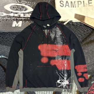 オークリー(Oakley)のsample OAKLEY splayed logo hoodie Msize(パーカー)