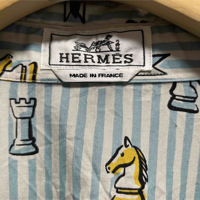 HERMES 22SS プレイグラウンドボクシーシャツ