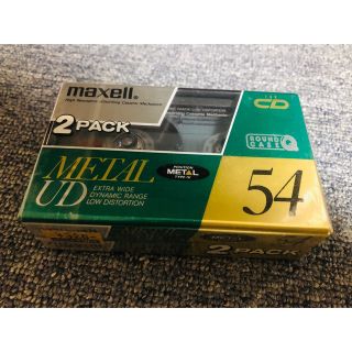 マクセル(maxell)のメタル UD 54 maxell metal UD カセットテープ　2本セット(その他)