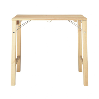 ムジルシリョウヒン(MUJI (無印良品))の無印良品 パイン材テーブル・折りたたみ式 幅80×奥行50×高さ70cm(折たたみテーブル)