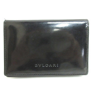 ブルガリ(BVLGARI)のブルガリ BVLGARI レザー カードケース 名刺入れ 黒 230407E(その他)