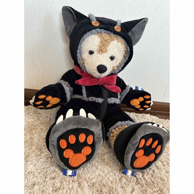 ダッフィー - ダッフィー 黒猫コスチューム ハロウィン 初期の ダッフィー - ダッフィー 黒猫コスチューム ハロウィン 初期の