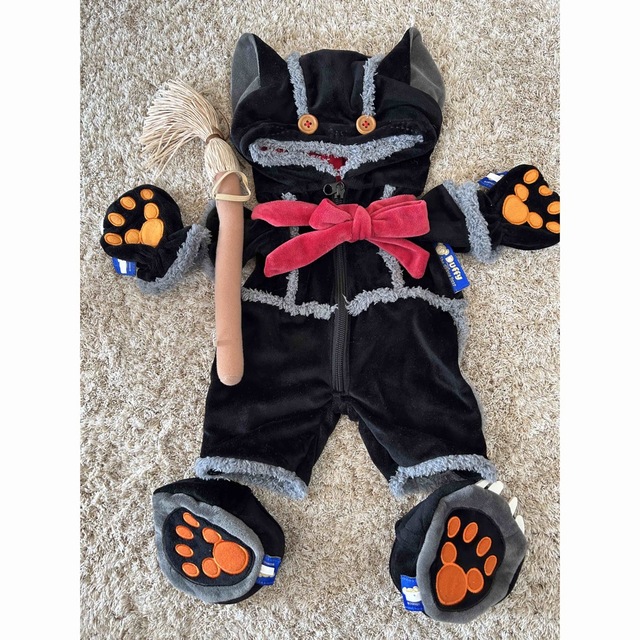ダッフィー - ダッフィー 黒猫コスチューム ハロウィン 初期の ダッフィー - ダッフィー 黒猫コスチューム ハロウィン 初期の